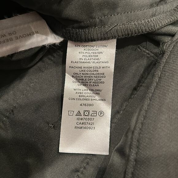 Loft Marisa Skinny Ankle Charcoal Trouser Pant Size 2 - Picture 8 of 8